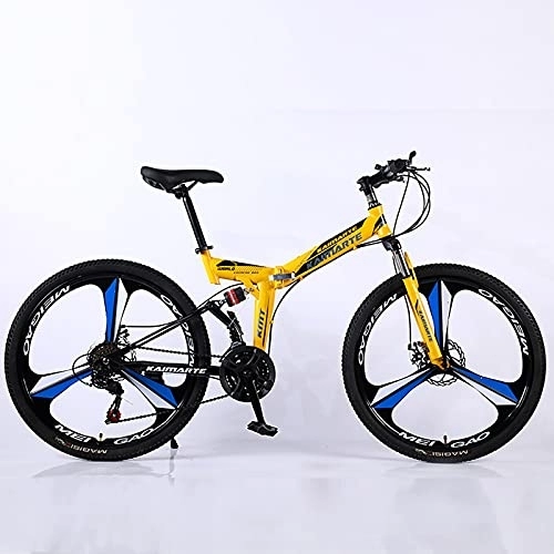 Plegables : ASPZQ Bicicletas De Ciclismo, Cómoda Bicicleta De Montaña Plegable Ligera Potable Portátil Portátil para Hombres - Estudiantes Y Viajeros Urbanos, D, 26 Inch 21 Speed