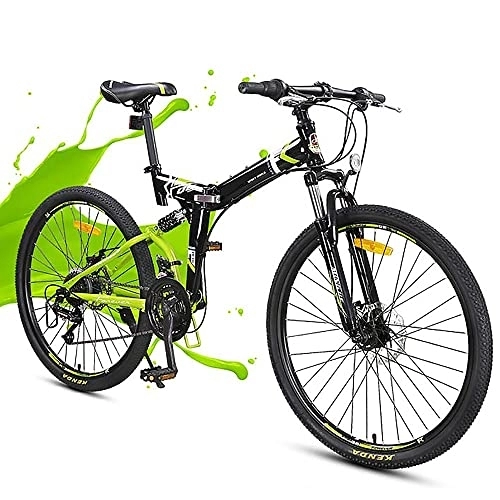 Plegables : Bananaww Bicicleta Plegable para Adultos, Bicicleta de Montaña de 24 Pulgadas, 24 Velocidades, Plegable, Bicicletas de Carretera, Portátil, Bicicleta de Carretera, Bicicleta de Ciudad