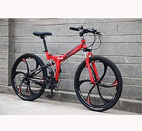 Plegables : Bicicleta de carretera de la ciudad de cercanas, Plegable for Bicicleta Hombres Mujeres completa Bicicletas Suspensin MBT marco de acero de alto carbono con MAQISI Neumtico / PVC y aluminio Pedales