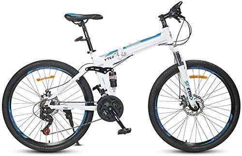 Plegables : Bicicleta plegable de 24 bicicletas de montaña velocidad crucero de 26 pulgadas de Estudiantes adultos al aire libre Deporte de ciclo ultra ligero plegable portátil de bicicletas Hombres Mujeres peso
