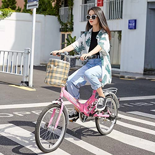 Plegables : Bicicleta plegable portátil 20 pulgadas Mini bicicleta plegable ligera pequeña Bicicleta ultraligera Ciclismo Bicicletas Adulto Estudiante Hombre Mujer Mujer Trabajadores de oficina Bicicleta Bicicl