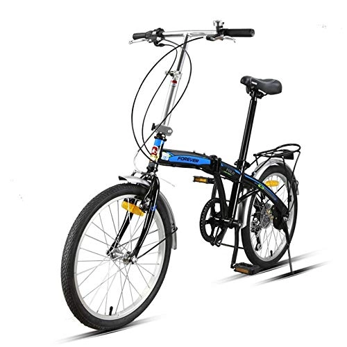 Plegables : Bicicletas Plegables, 20 Pulgadas Marco De 7 Velocidad City Para Bicicleta De Carbono De Alta Del Arco Del Acero, Ocio Con Estilo De Cercanías De Coches, Variable Estudiante Velocidad De Bicicletas