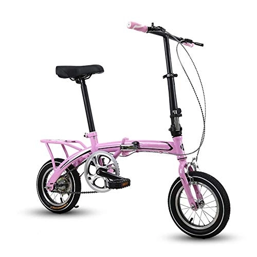 Plegables : Deportes al Aire Libre City Bike Unisex Adultos Mini Bicicletas Plegables Ligeras para Hombres Mujeres Viajero clásico con Asiento de Manillar Ajustable, Marco de aleación de Aluminio, Rueda