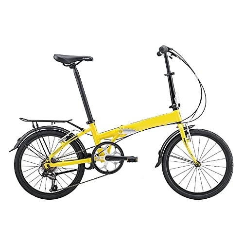 Plegables : DODOBD 20 Pulgadas Bicicleta Plegable Unisex para Adulto, Velocidades Frenos de Disco Doble Bicicleta de Ciudad para Adultos Hombres Mujeres Estudiantes Bicicletas Urbanas
