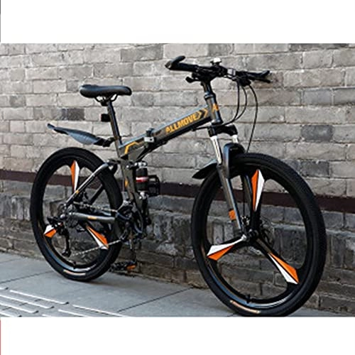 Plegables : GWL Bicicleta Plegable para Adultos, 24 / 26 Pulgadas Bike Sport Adventure - Bicicleta para Joven, Mujer Mountain Bike, Aluminio, Unisex Adulto / 24inch