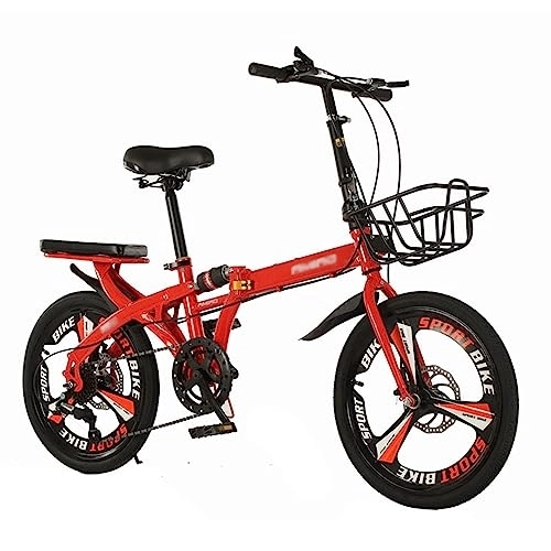 Plegables : ITOSUI Bicicleta Plegable, Bicicletas Bicicleta Plegable para Adultos Cambio De 7 Velocidades, Bicicleta De Ciudad Plegable Fácil con Freno De Disco, para Adultos / Hombres / Mujeres