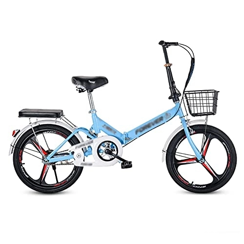 Plegables : JYCCH Bicicleta Plegable de 20 Pulgadas, Bicicleta compacta de Ciudad de 7 velocidades, Marco de Acero al Carbono, Mini Bicicleta de montaña para Adultos, Hombres y Mujeres, Adolescentes