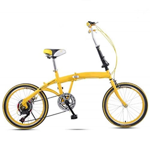 Plegables : LQ&XL Urbana Bicicleta Plegable Ciudad Unisex Adulto Aluminio Bici City Adulto Hombre, Capacidad 110kg Manillar Y Sillin Confort Ajustables, 6 Velocidad / A