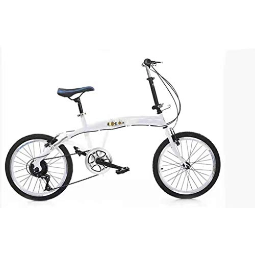 Plegables : LXYStands Bicicleta Plegable Ligero Acero de Alto Carbono, 20 Pulgadas Mini Bicicleta compacta Bicicleta Urban Commuter Bicicleta Liviana Plegable Estudiante Coche Adulto Cruiser Bicicleta