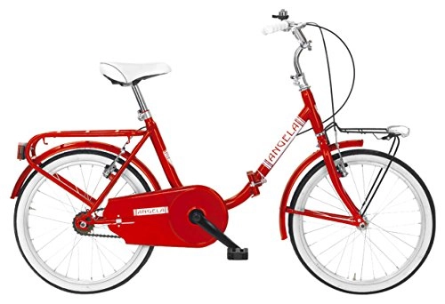 Plegables : MBM Angela Bicicleta Plegable, Rojo, M