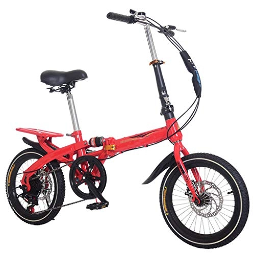 Plegables : Mini bicicleta plegable de bicicleta compacta, bicicleta portátil de ciudad pequeña portátil de 16 pulgadas / 20 pulgadas, bicicleta de montaña Outroad, bicicleta plegable para mujeres adultas