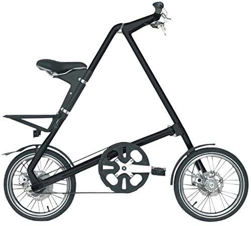 Plegables : Mini Bicicleta Plegable Ligera 16 Pulgadas, Bicicleta Ciudad Ajustable Portátil para Estudiantes, Marco De Aluminio, Bicicleta Viaje Al Aire Libre Black, 16inch