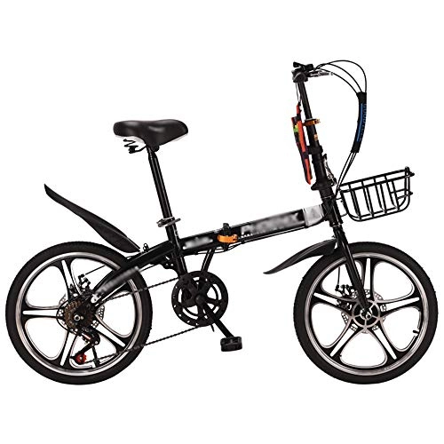 Plegables : N / A HAIZHEN -Bicicleta Plegable, Bicicleta De Montaña De Ruedas De 16 Pulgadas, Bicicleta Ligera De Aluminio De 7 Velocidades para Jóvenes Adultos
