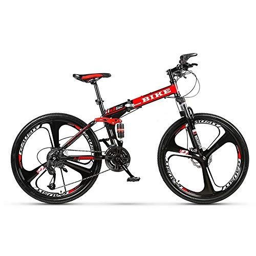 Plegables : Novokart-Plegable Deportes / Bicicleta de montaña 26 Pulgadas 3 Cortador, Rojo
