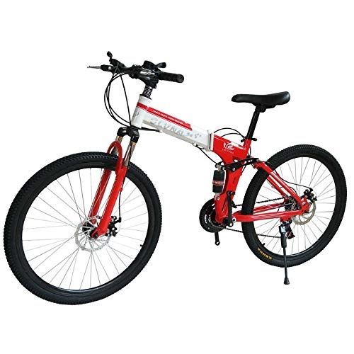 Plegables : PengYuCheng Bicicleta de montaña de Acero al Carbono de una Rueda de 26 Pulgadas Plegable Estudiante Accesorios de Bicicleta Material sintético Casual Bicicleta de montaña q7