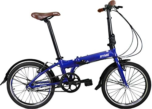 Plegables : Rymebikes Citizen Bicicleta Plegable, Unisex Adulto, Azul, Talla nica