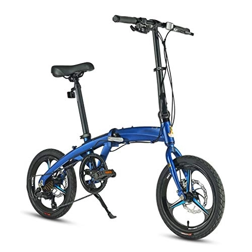 Plegables : TYXTYX 16" de aleación de Peso Ligero Plegable de la Ciudad para Bicicleta, 13kg, Bicicleta de Plegable para Unisex, 7 velocidades, para Adolescentes y Adultos