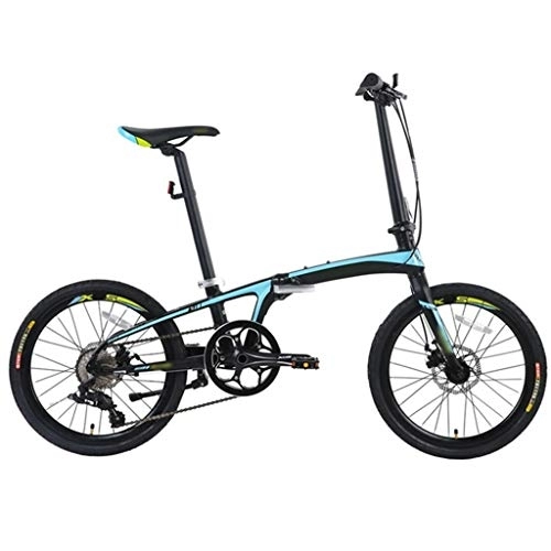 Plegables : TYXTYX Bicicleta Plegable de 20 Pulgadas, 8 velocidades, Marco de aleación de Aluminio, Ligero para Mujeres y Estudiantes pequeños Bicicleta Masculina