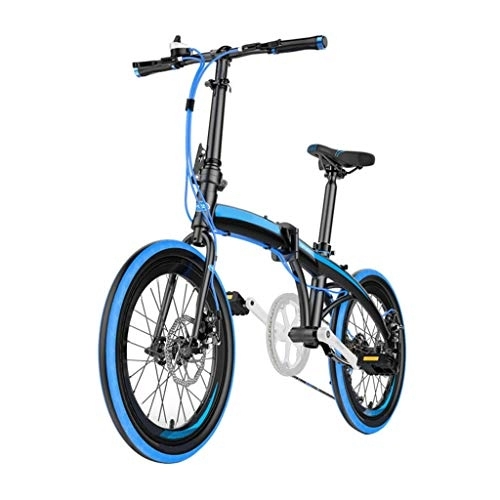 Plegables : TYXTYX Bicicleta Plegable de 20 Pulgadas, Cambio de 7 Velocidades con Piñón Libre para Exterior, Fácil de Transportar, Unisex Adulto