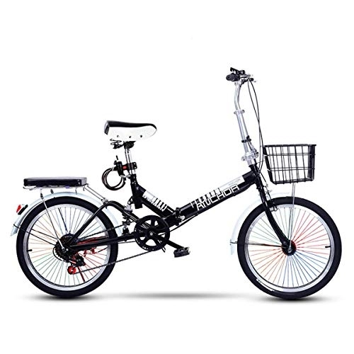 Plegables : WEHOLY Bicicleta Plegable Bicicleta para Adultos 6 velocidades Ajustable absorción de Impactos Ultraligera portátil pequeña Bicicleta para Estudiantes