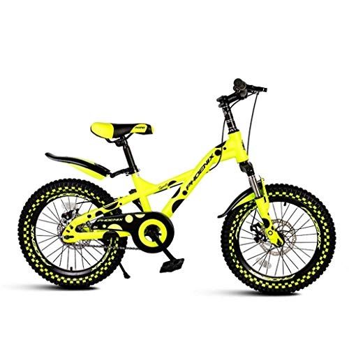 Plegables : WLGQ Bicicleta portátil de 21 velocidades Bicicleta para niños Bicicleta de montaña Bicicleta Plegable Unisex Bicicleta de Rueda pequeña de 20 Pulgadas (Color: Amarillo, Tamaño: 142 * 62 * 83CM)