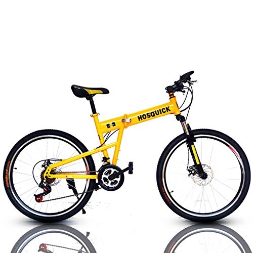 Plegables : WZB Ligero Flying 21 / 24 velocidades Bicicletas de montaña Bicicletas Aleacin Shimano Freno de Disco con Cuadro ms Resistente, 10, 24 velocidades