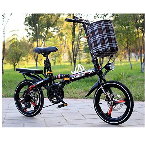 Plegables : Xiaoping Bicicleta Plegable para niños 8-10-11 años de Edad Bicicleta de 16 Pulgadas (Color : 2)