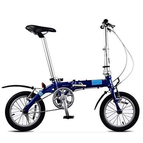 Plegables : XiXia X Bicicleta Plegable Aleacin de Aluminio Ultraligera Estudiante Adulto Conduccin porttil Rueda pequea Bicicleta 14 Pulgadas