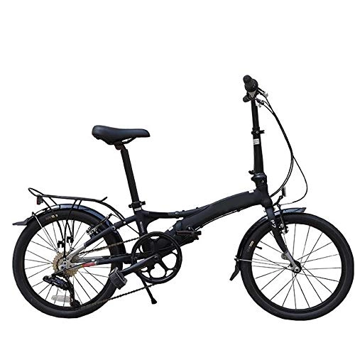 Plegables : XMIMI Bicicleta Plegable Aleación de Aluminio Velocidad Bicicleta Plegable Bicicleta de 7 velocidades Hombres y Mujeres Adultos Modelos de automóviles 20 Pulgadas
