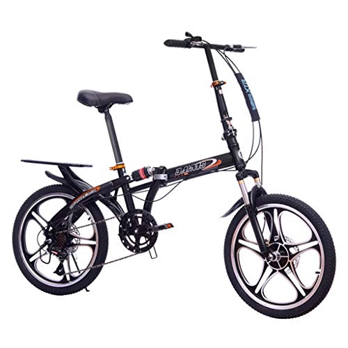 Plegables : YANXIH 20 Pulgadas De Bicicletas Plegables Doble Freno De Disco Velocidad Variable Conmutar Bicicleta Plegable De Viaje para Adultos Bicicleta De Carretera