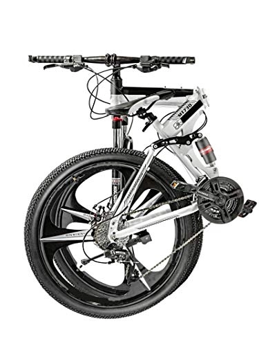Plegables : yfkjh Bicicleta de montaña plegable, 26 pulgadas de velocidad variable todoterreno ligera que absorbe los golpes, 24 pulgadas, 27 velocidades.