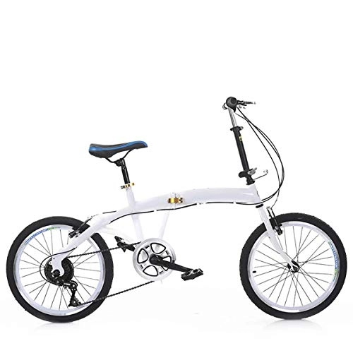 Plegables : YOUSR Bicicleta Plegable, Ideal para Ciudad REIT Y Péndulo, con Marco De Acero De Paso Bajo, Transmisión De Una Sola Velocidad, Guardabarros Delantero Y Trasero