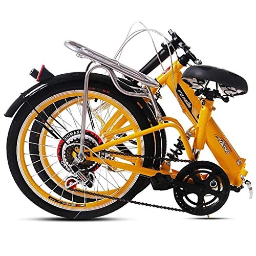 Plegables : YSHUAI Bicicleta Plegable Fácilmente 20 Pulgadas Bicicleta Plegable para Hombre Fabricado En Aluminio Bicicleta Urbana De Aluminio para Hombre Plegable Ajustable 12 Kg