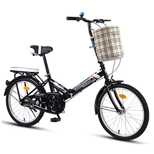 Plegables : YYSD Bicicletas Plegables de Ciudad Bicicleta Compacta de 20 Pulgadas Estudiantes Trabajadores de Oficina Commuter Bicicleta Ultraligera 8s Bicicleta Plegable Rápidamente - 5 Colores