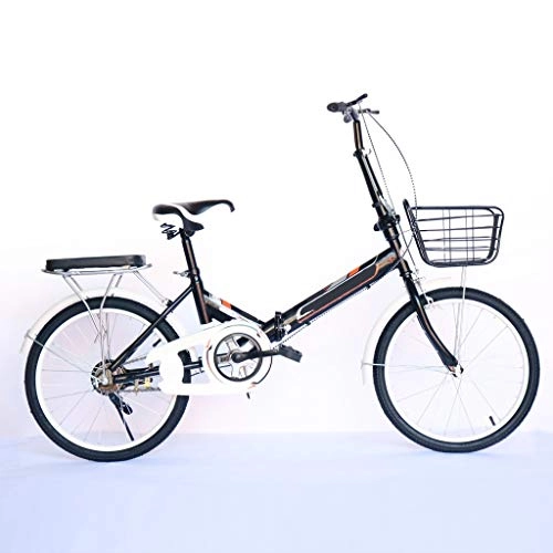 Plegables : ZHEDYI Bicicleta Plegable De 20 Pulgadas, Montaje Trasero-Freno De Bicicleta De Montaña, De Aluminio Fácil De Bicicleta Plegable De La Ciudad, For Mujer De La Bicicleta, For Hombre De La Bicicleta