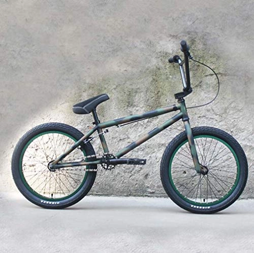 BMX Bike : SWORDlimit 20 Inch BMX Bikes Bicycle, High-Strength Chrome-Molybdenum Steel BMX Frame, 3-Section 8-Key Crank with U-Brake And 3D Forged Aluminum Alloy Top Cover