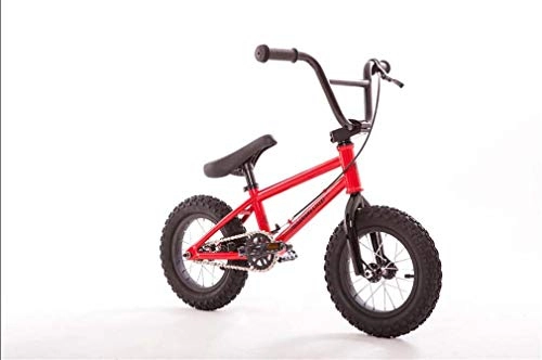 BMX Bike : SWORDlimit Kids Freestyle BMX Bike for Beginner To Advanced Riders, Chrome Molybdenum Steel Frame And Fork, 25T BMX Gearing, with U-Shaped Rear Brake And 12-Inch Wheels