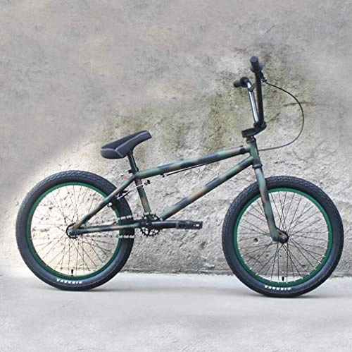 BMX Bike : ZTBXQ Fitness Sports Outdoors 20 Inch BMX Bikes Bicycle High-Strength Chrome-Molybdenum Steel BMX Frame 3-Section 8-Key Crank with U-Brake And 3D Forged Aluminum Alloy Top Cover