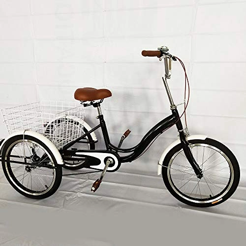 Comfort Bike : 20 inch gears tricycle for adults elderly bicycle, adult tricycle, adult trike single speed adult bicycle, shopping with goods basket bicycle