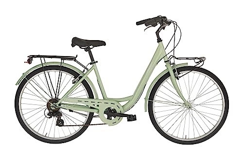 Comfort Bike : Alpina Bike bicycle Woman 26" Venere Green mint