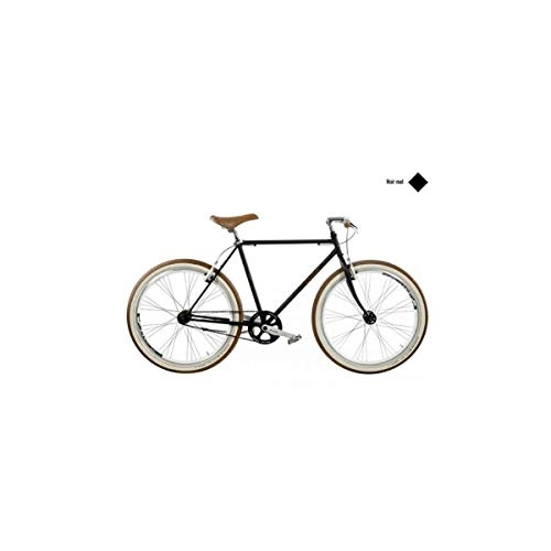 Comfort Bike : Casadei H54 Fixed Bicycle 26 Matt Black