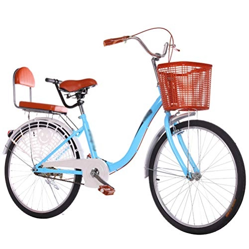Comfort Bike : Dbtxwd 24 Inch Urban Commuter Bike, Mens Women City Bicycle, Lightweight Adult City Bicycle for City Riding And Commuting, Blue