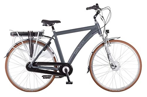 Comfort Bike : Dutchebike Touring II 28 Inch 55 cm Men 7SP Roller brakes Grey