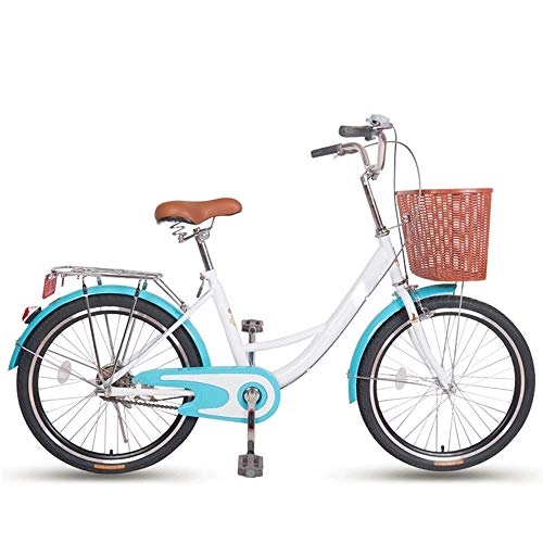 Comfort Bike : HELIn Bicycle - Lightweight Alloy City Bike Bicycle Shockabsorption Comfort Bikes Casual Bicycle Portable Bike Bicycle Adult Lady Bike Student