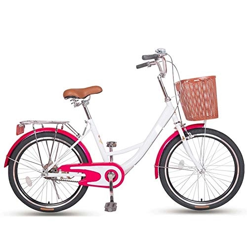 Comfort Bike : HELIn Bikes - Lightweight Mini Bike Small Portable for Women Adult Bike City Bicycle Vintage Bicycle Comfort Bicycle with Basket Bicycle