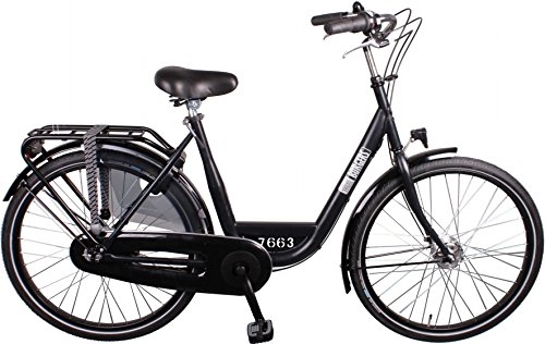 Comfort Bike : ID Personal 26 Inch 50 cm Woman 3SP Roller brakes Matte black