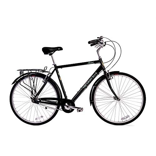 Comfort Bike : Light Blue Urban Parkside 3 Speed City Black 23