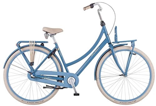 Comfort Bike : Puch Rock 28 Inch 50 cm Woman 3SP Coaster Brake Matte blue