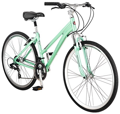 Comfort Bike : Schwinn Women's Siro Hybrid Bicycle 700c Wheel Small Frame Size, Light Green