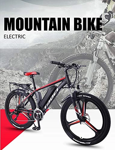 Electric Bike : 2020 Upgraded Electric Mountain Bike, 350W 26'' Electric Bicycle with Removable 36V 8AH / 12.5 AH Lithium-Ion Battery for Adults, 27 Speed Shifter